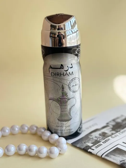 اسپری خوشبوکننده بدن درهم نقره‌ای (Dirham Silver Perfumed Spray)