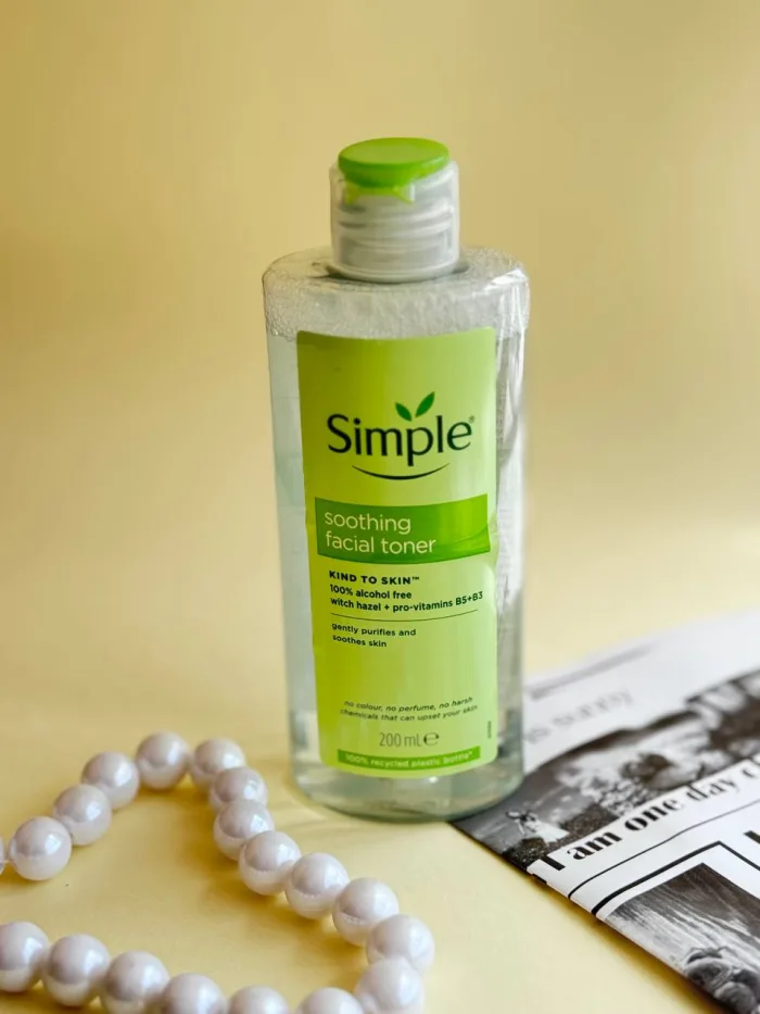 تونر تسکین‌دهنده صورت سیمپل مدل Kind to Skin حجم 200 میلی‌لیتر